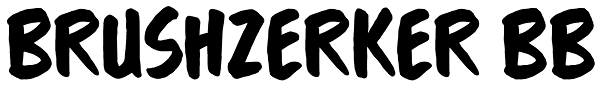 Brushzerker BB Font