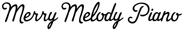 Merry Melody Piano Font