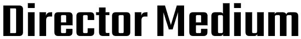 Director Medium Font