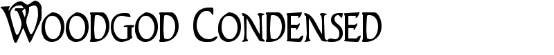 Woodgod Condensed Font