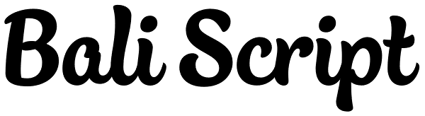Bali Script Font