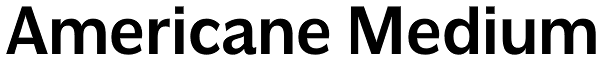 Americane Medium Font