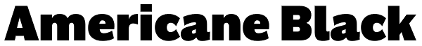 Americane Black Font