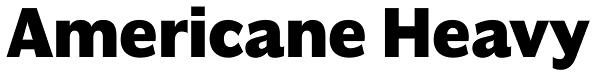 Americane Heavy Font