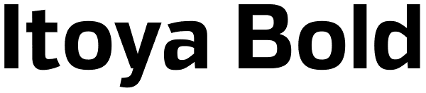 Itoya Bold Font