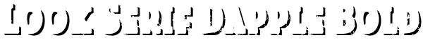 Look Serif Dapple Bold Font