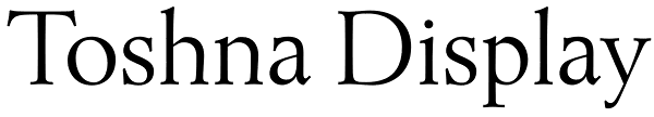 Toshna Display Font