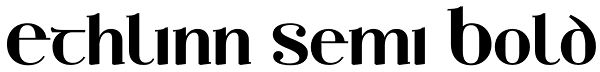 Ethlinn Semi Bold Font