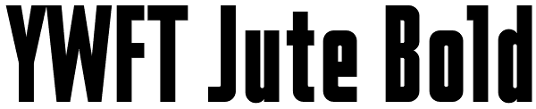 YWFT Jute Bold Font