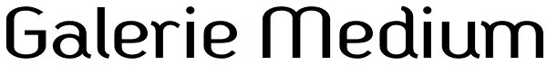 Galerie Medium Font