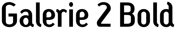 Galerie 2 Bold Font