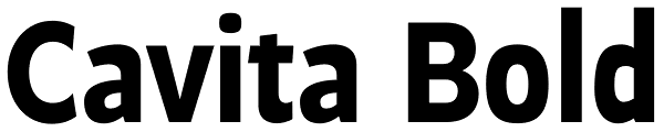 Cavita Bold Font