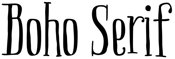 Boho Serif Font