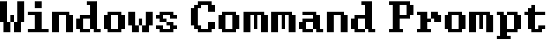 Windows Command Prompt Font