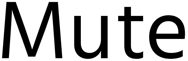 Mute Font