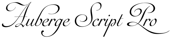 Auberge Script Pro Font