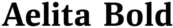 Aelita Bold Font