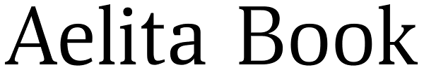 Aelita Book Font