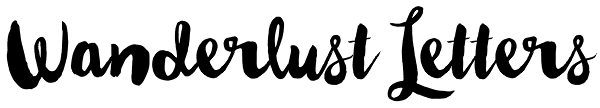 Wanderlust Letters Font