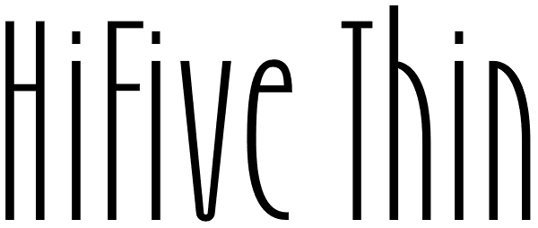 HiFive Thin Font