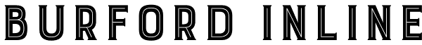 Burford Inline Font