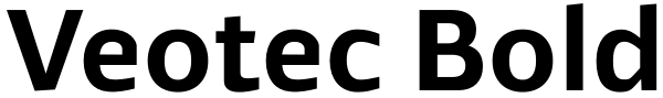 Veotec Bold Font