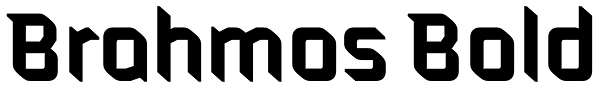 Brahmos Bold Font