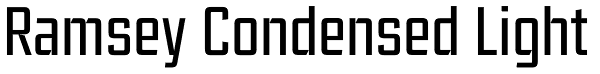 Ramsey Condensed Light Font