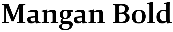 Mangan Bold Font