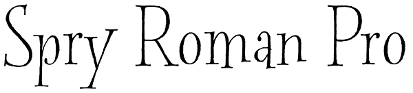 Spry Roman Pro Font