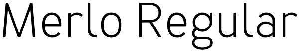 Merlo Regular Font