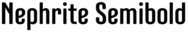 Nephrite Semibold Font