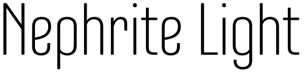 Nephrite Light Font