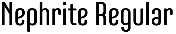 Nephrite Regular Font