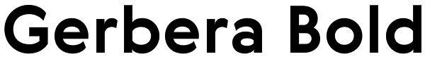 Gerbera Bold Font