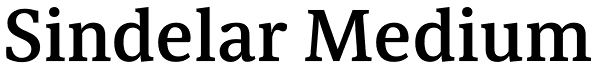 Sindelar Medium Font