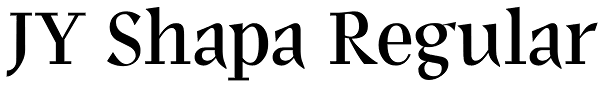 JY Shapa Regular Font