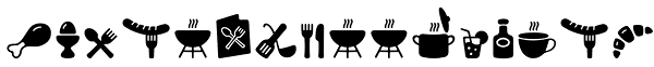 PH Icons Food Black Font