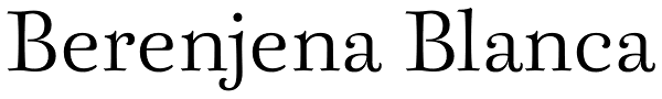 Berenjena Blanca Font