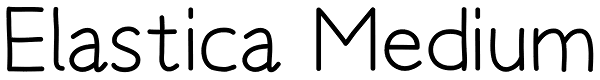 Elastica Medium Font
