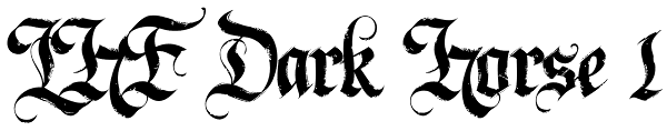 LHF Dark Horse 1 Font