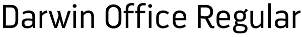 Darwin Office Regular Font