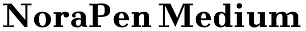 NoraPen Medium Font