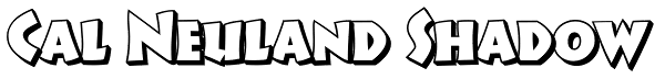 Cal Neuland Shadow Font