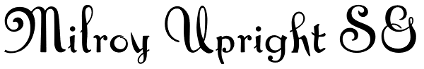 Milroy Upright SG Font