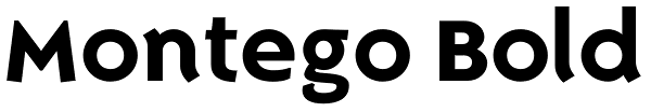 Montego Bold Font