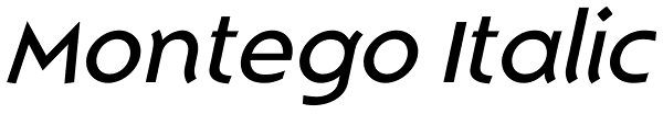 Montego Italic Font