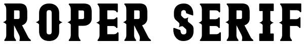 Roper Serif Font