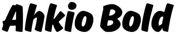 Ahkio Bold Font