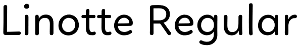 Linotte Regular Font